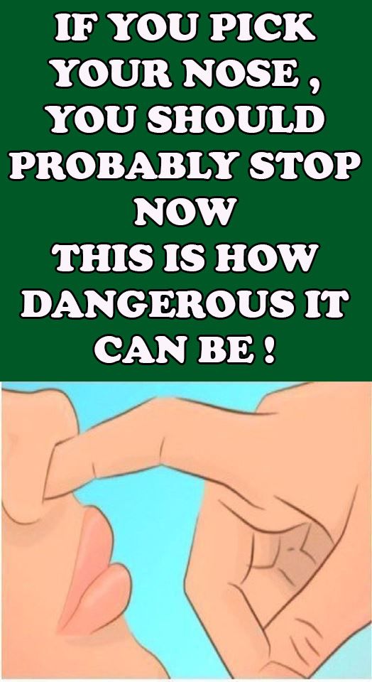 IF YOU PICK YOUR NOSE, YOU SHOULD PROBABLY STOP NOW. THIS IS HOW